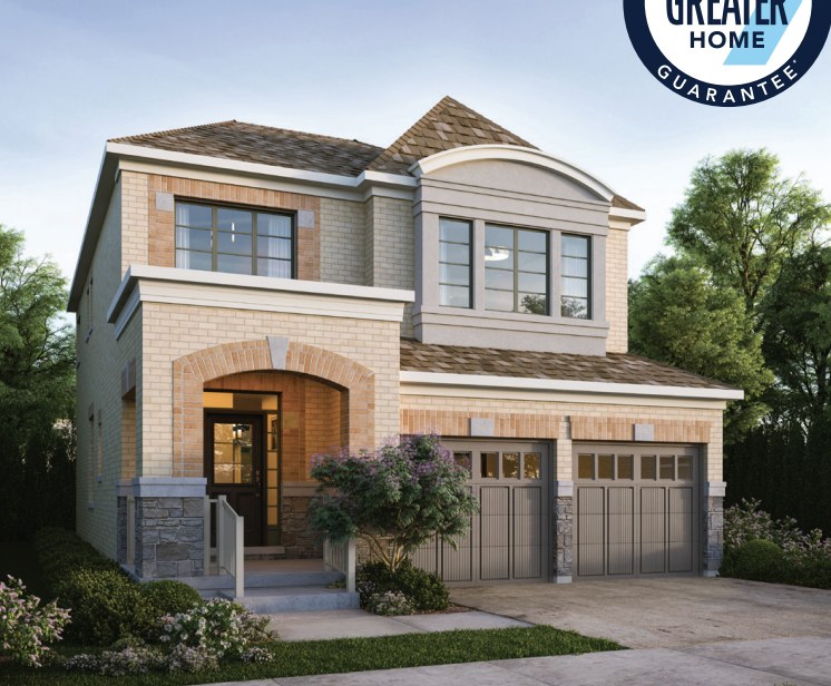 Great Gulf Whitby Meadows detached home with arched entry