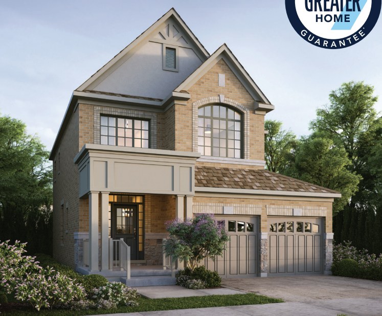 Great Gulf Whitby Meadows detached home with gabled roofline